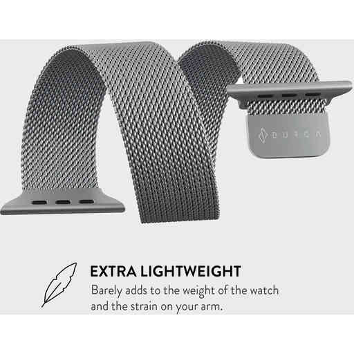 Burga Apple Watch Band Metal Mesh Silver 38mm / 40mm / 41mm