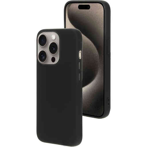Casetastic Silicone Cover Apple iPhone 15 Pro Black