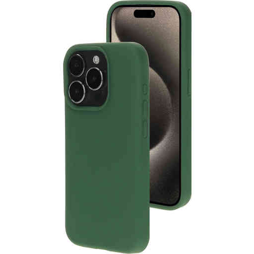 Casetastic Silicone Cover Apple iPhone 15 Pro Forest Green