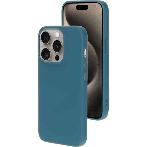 Casetastic Silicone Cover Apple iPhone 15 Pro Blueberry Blue