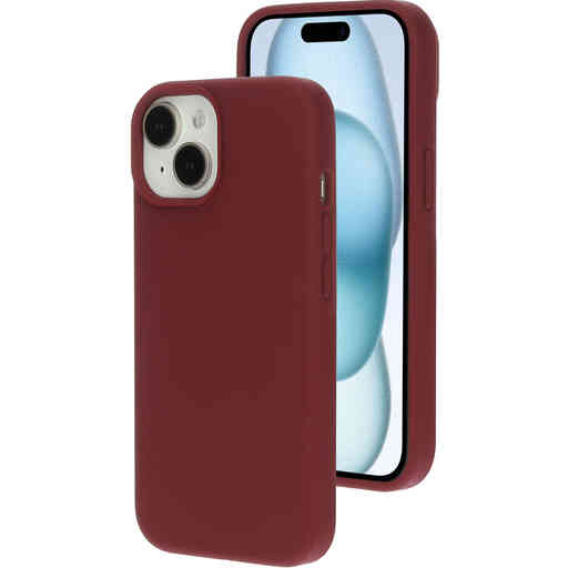 Casetastic Silicone Cover Apple iPhone 15 Plum Red