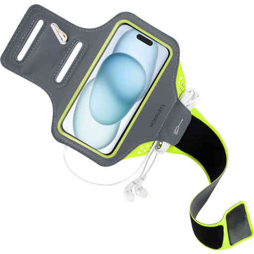 Casetastic Comfort Fit Sport Armband Apple iPhone 15 Neon Green