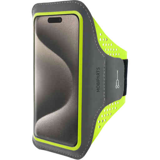 Casetastic Comfort Fit Sport Armband Apple iPhone 15 Pro Neon Green