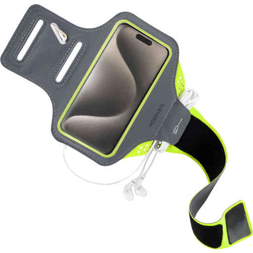 Casetastic Comfort Fit Sport Armband Apple iPhone 15 Pro Neon Green