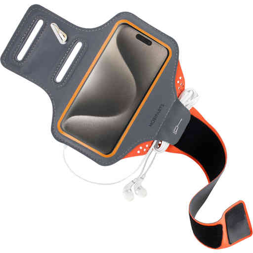 Casetastic Comfort Fit Sport Armband Apple iPhone 15 Pro Neon Orange