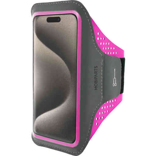 Casetastic Comfort Fit Sport Armband Apple iPhone 15 Pro Neon Pink