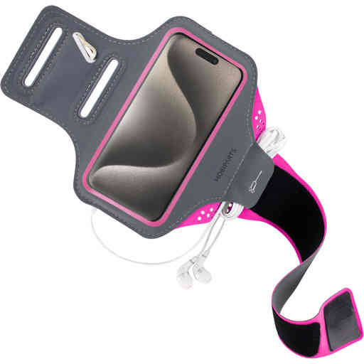 Casetastic Comfort Fit Sport Armband Apple iPhone 15 Pro Neon Pink