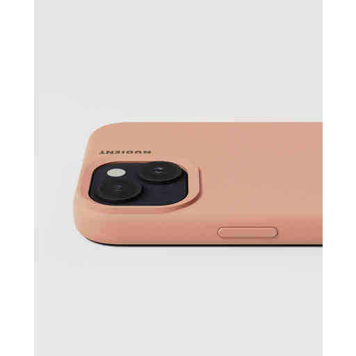 Nudient Base Case iPhone 15 Peach Orange