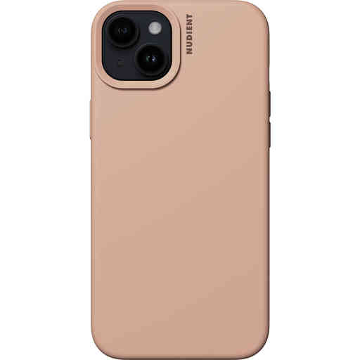 Nudient Base Case iPhone 15 Plus Peach Orange
