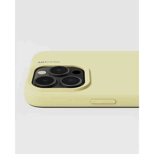 Nudient Base Case iPhone 15 Pro Max Pale Yellow