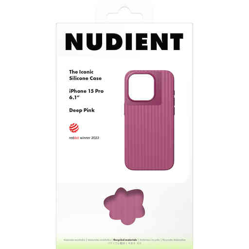Nudient Bold Case Apple iPhone 15 Pro Max Deep Pink