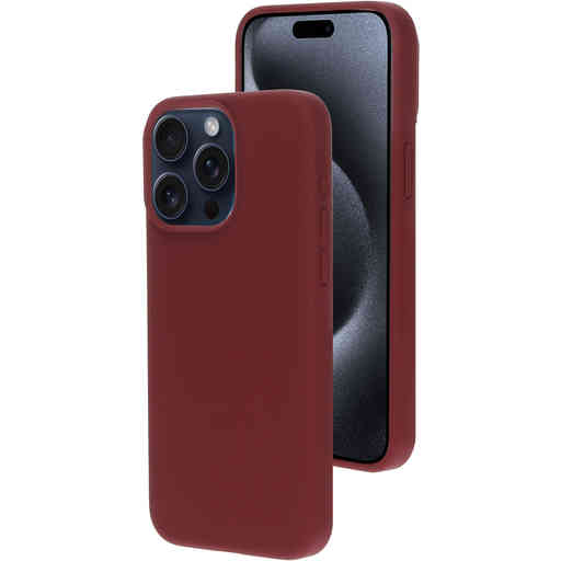Casetastic Silicone Cover Apple iPhone 15 Pro Max Plum Red