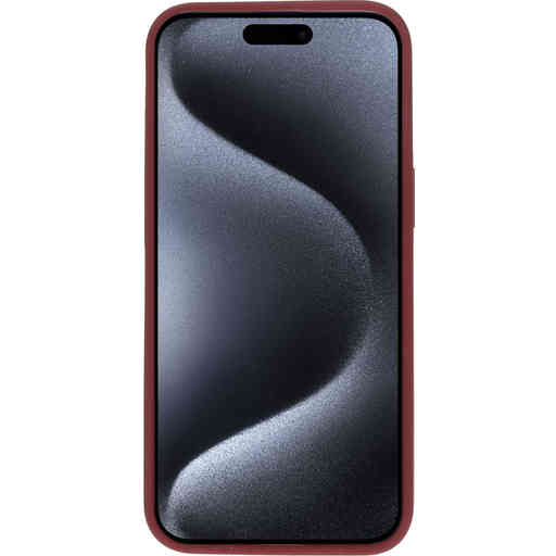 Casetastic Silicone Cover Apple iPhone 15 Pro Max Plum Red