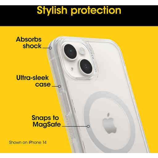 OtterBox Symmetry MagSafe Case Apple iPhone 15 Pro Clear