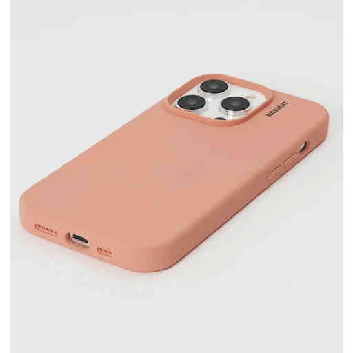 Nudient Base Case iPhone 14 Pro Peach Orange