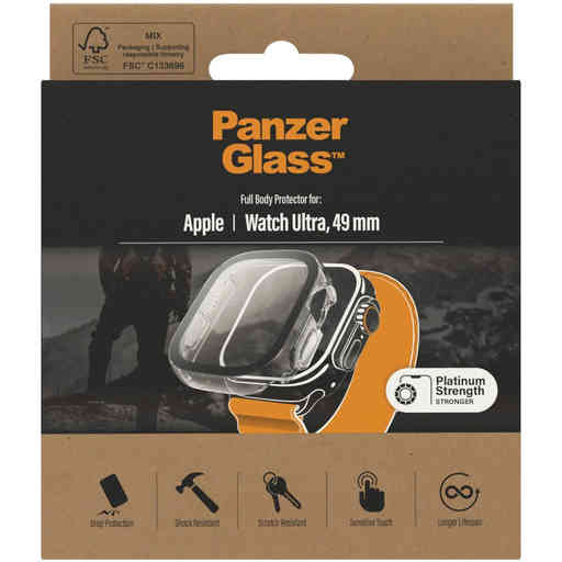 PanzerGlass Full Body Apple Watch Ultra 49 mm - Clear