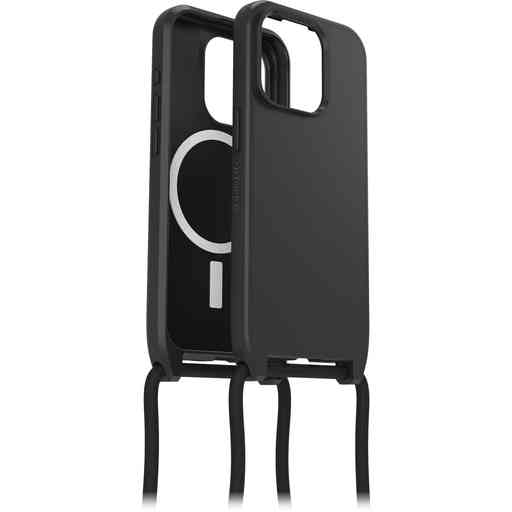 OtterBox React Necklace MagSafe Case Apple iPhone 15 Pro Black