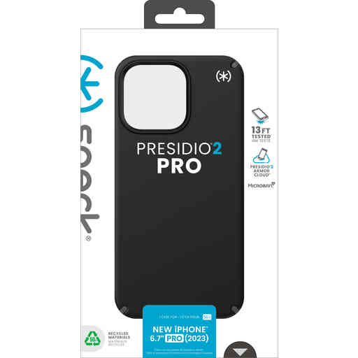 Speck Presidio2 Pro Apple iPhone 15 Pro Max Black -  with Microban