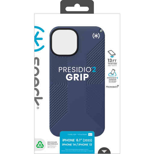 Speck Presidio2 Grip Apple iPhone 15 Coastal Blue -  with Microban