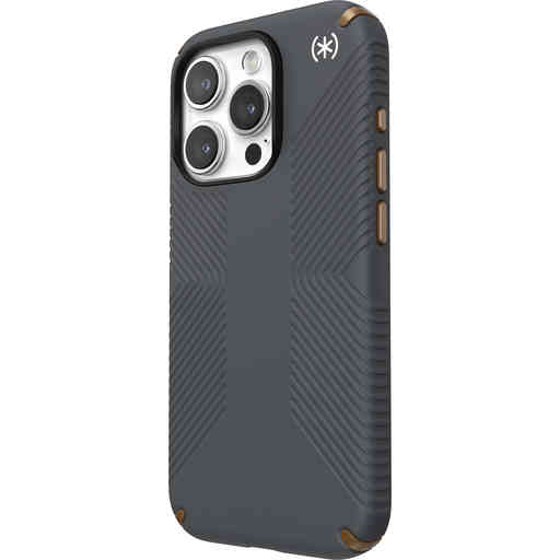 Speck Presidio2 Grip Apple iPhone 15 Pro Charcoal Grey -  with Microban