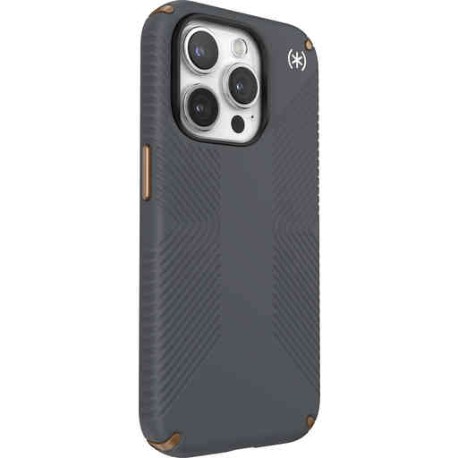 Speck Presidio2 Grip Apple iPhone 15 Pro Charcoal Grey -  with Microban