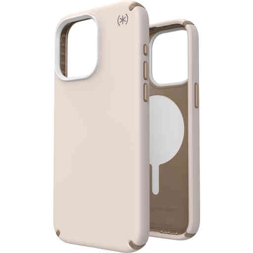 Speck Presidio2 Pro + MS Apple iPhone 15 Pro Max Bleached Bone -  with Microban