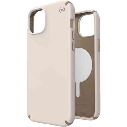 Speck Presidio2 Pro + MS Apple iPhone 15 Plus Bleached Bone -  with Microban