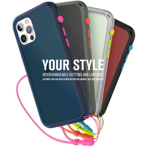 Catalyst Wrist Lanyard and Buttons Orange