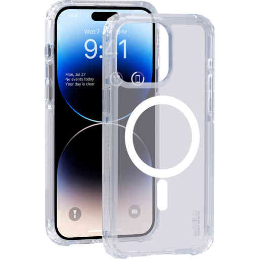 SoSkild Apple iPhone 15 Pro Max Defend Case Magnetic Ring Transparent