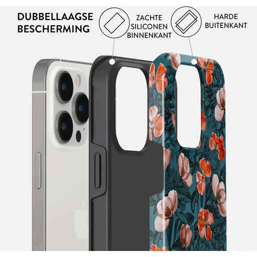Burga Tough MagSafe Case Apple iPhone 13 Pro Max  - No Rain No Flowers