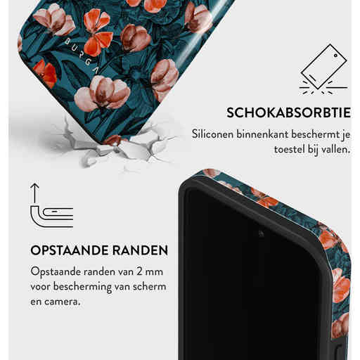 Burga Tough MagSafe Case Apple iPhone 13 Pro Max  - No Rain No Flowers