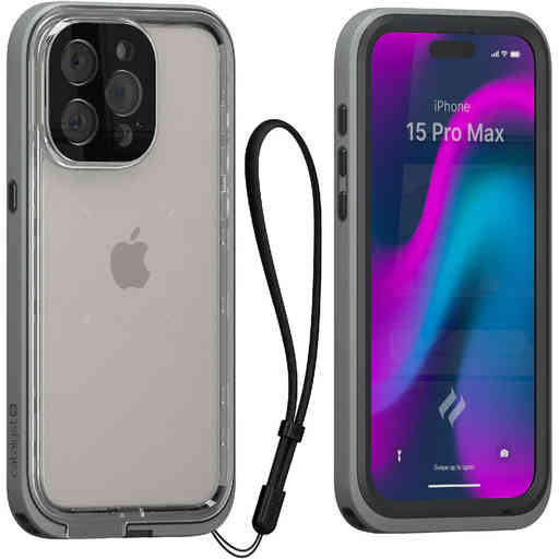 Catalyst Total Protection Case Apple iPhone 15 Pro Max Titanium Grey