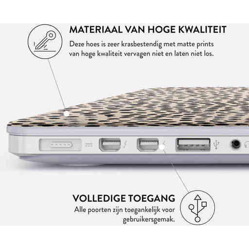 Burga Hard Case Apple MacBook Air 13 (2022) M2 A2681 - Almond Latte