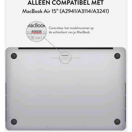 Burga Hard Case Apple Macbook Air 15 (2023) M2 A2941 - Golden Coral