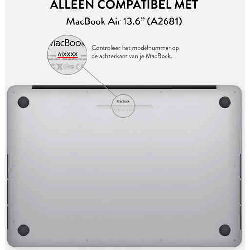 Burga Hard Case Apple Macbook Air 13.6 A2681 - Full Glam