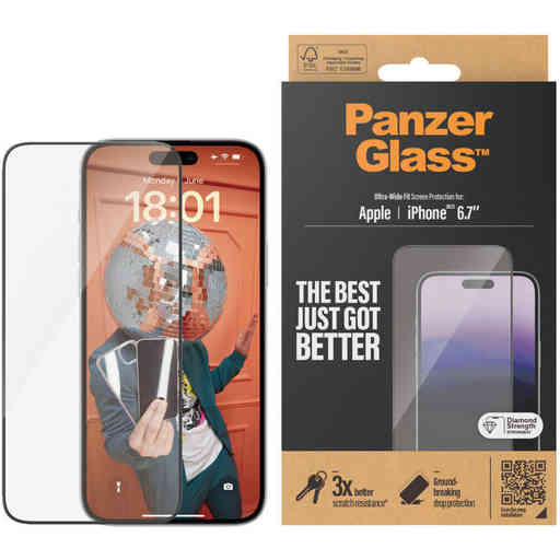 Panzerglass Apple iPhone 15 Plus - Ultra-Wide Fit