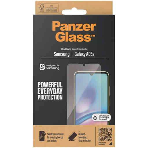 PanzerGlass Samsung Galaxy A05s Ultra-Wide Fit Refresh with EasyAligner