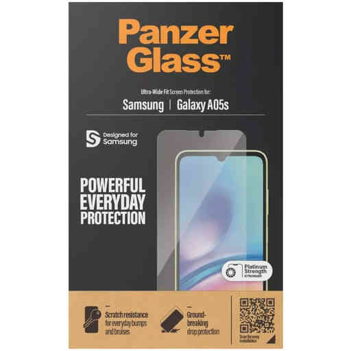 PanzerGlass Samsung Galaxy A05s Ultra-Wide Fit Refresh with EasyAligner