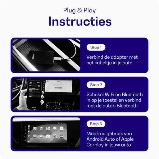 Buddi Play 2 Bluetooth Adapter Apple Carplay & Android Auto
