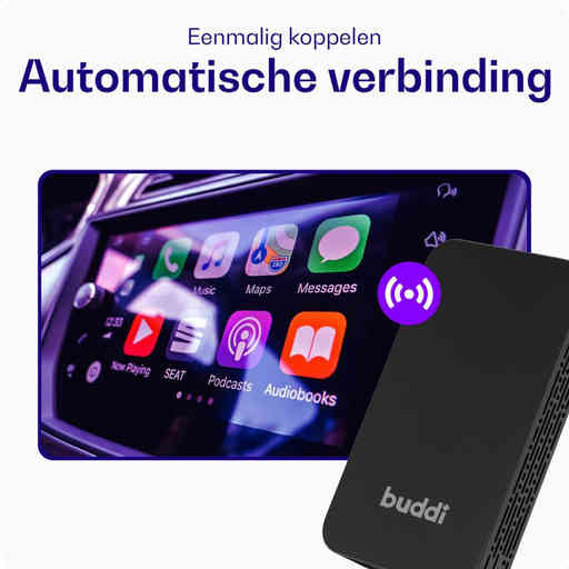 Buddi Play 2 Bluetooth Adapter Apple Carplay & Android Auto