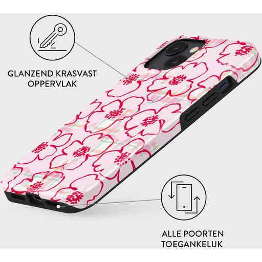 Burga Tough Case Apple iPhone 14 - Flower Girl