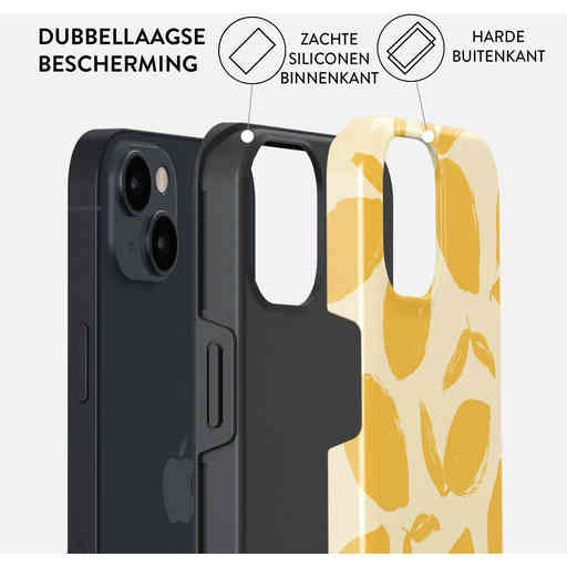 Burga Tough Case Apple iPhone 14 - Lemon Tart
