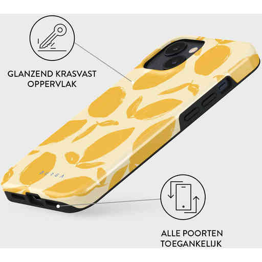 Burga Tough Case Apple iPhone 14 - Lemon Tart