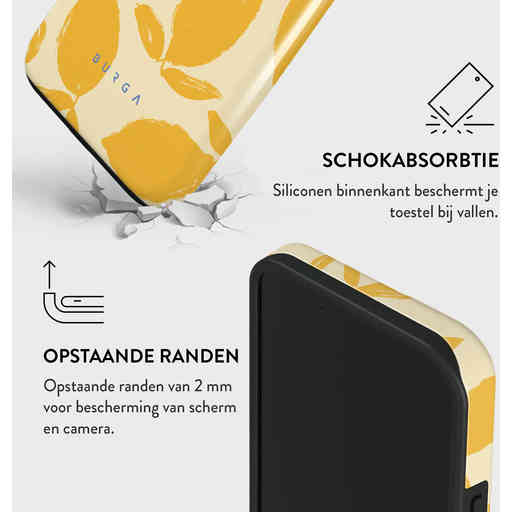 Burga Tough Case Apple iPhone 14 - Lemon Tart
