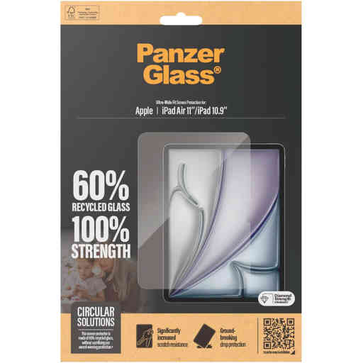 PanzerGlass Apple iPad Air 11 (2024/2025) / Apple iPad 10.9 (2022/2025)  Ultra-Wide Fit