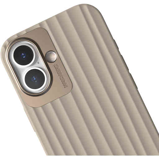 Nudient Bold MagSafe Case Apple iPhone 16 Linen Beige