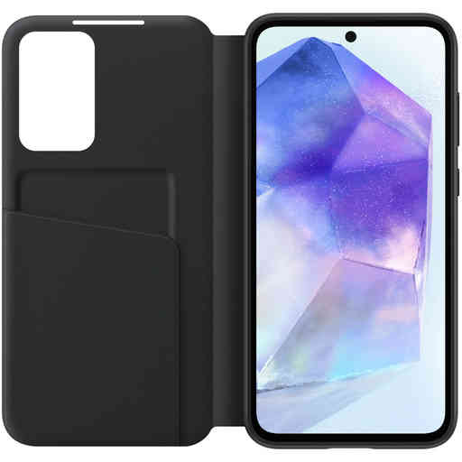 Samsung Galaxy A55 Smart View Wallet Case Black