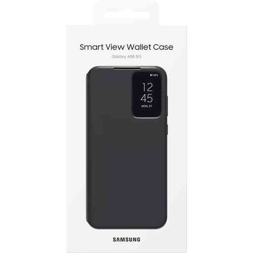 Samsung Galaxy A55 Smart View Wallet Case Black