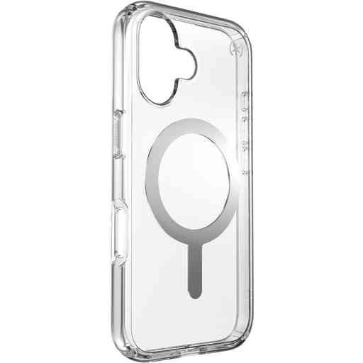 Speck Presidio Perfect Clear + MS Apple iPhone 16 Clear - with Microban