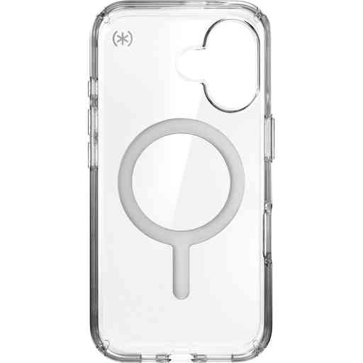 Speck Presidio Perfect Clear + MS Apple iPhone 16 Clear - with Microban